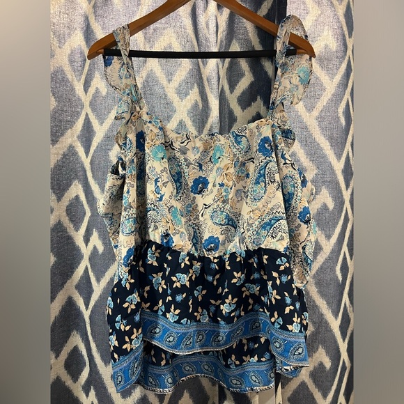 NWOT Nine Britton Ruffle Tank Size XXL - Picture 5 of 5
